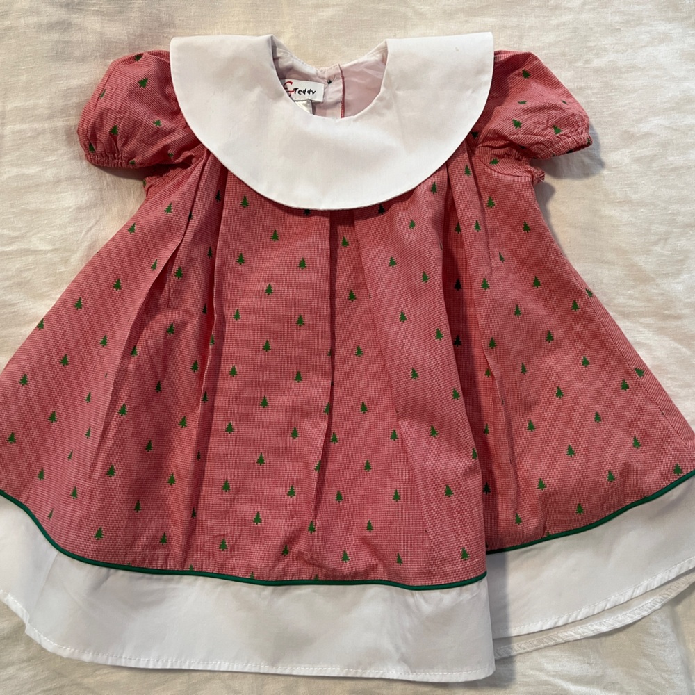 Jack and teddy Christmas tree dress